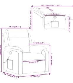 Massagestoel verstelbaar fluweel zwart