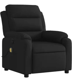 Massagestoel verstelbaar stof zwart