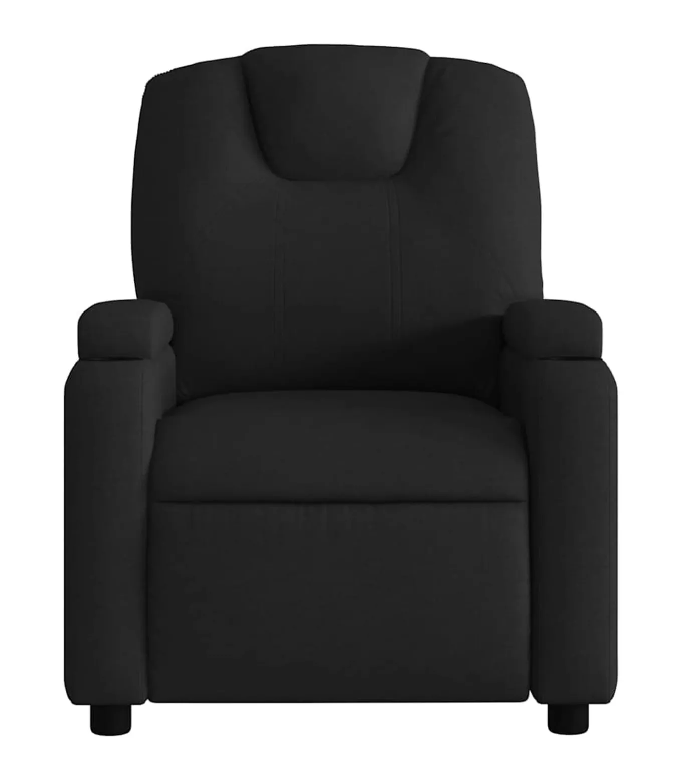 Massagestoel verstelbaar stof zwart