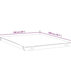 Matrasbeschermer waterdicht 160x200 cm wit