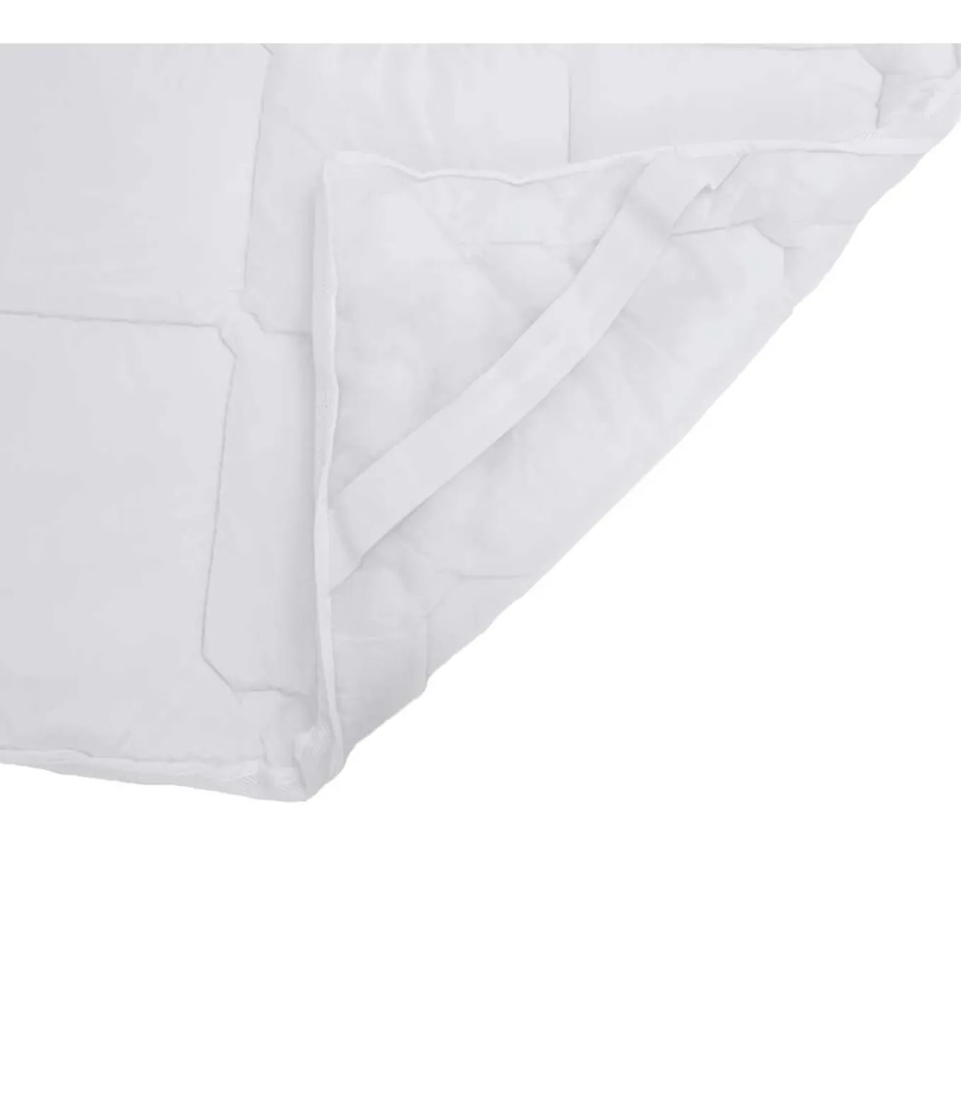 Matrasbeschermer 100x220 cm wit