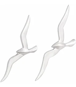 Meeuw 2 pcs Zilver Aluminium