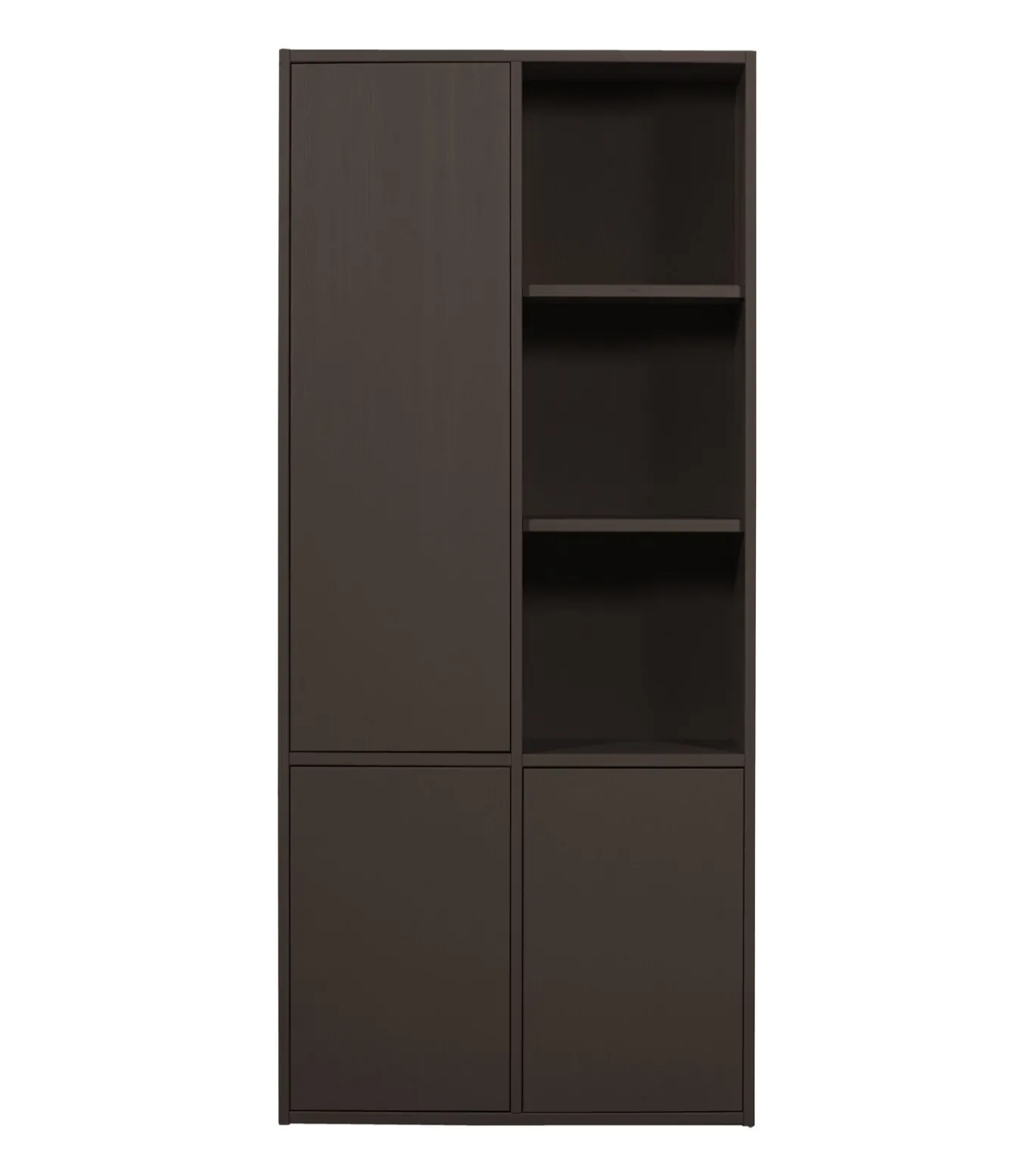 Merel opbergkast - Grenen - Middenbruin - 100x200x44