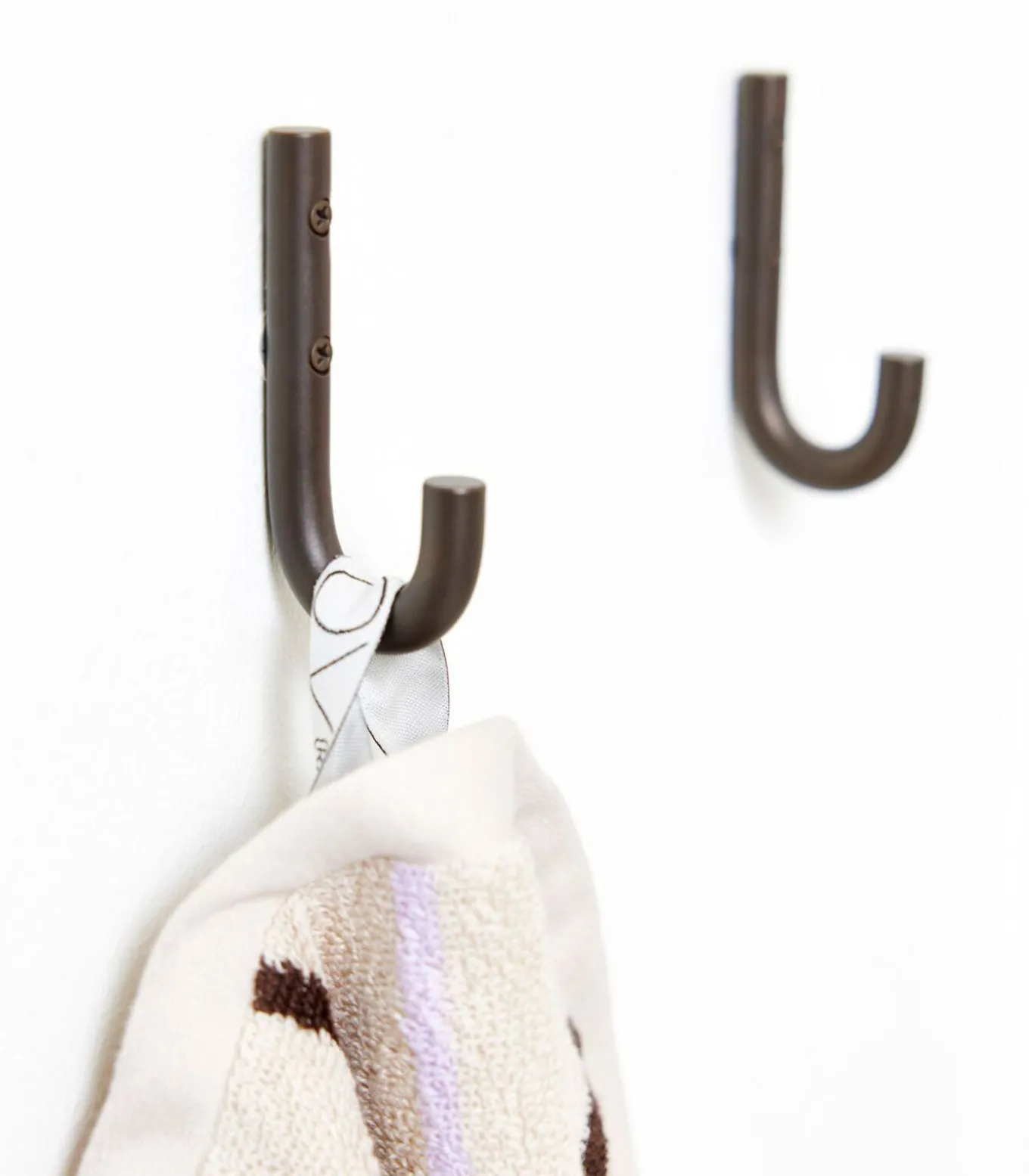 Metalen haken set van 2