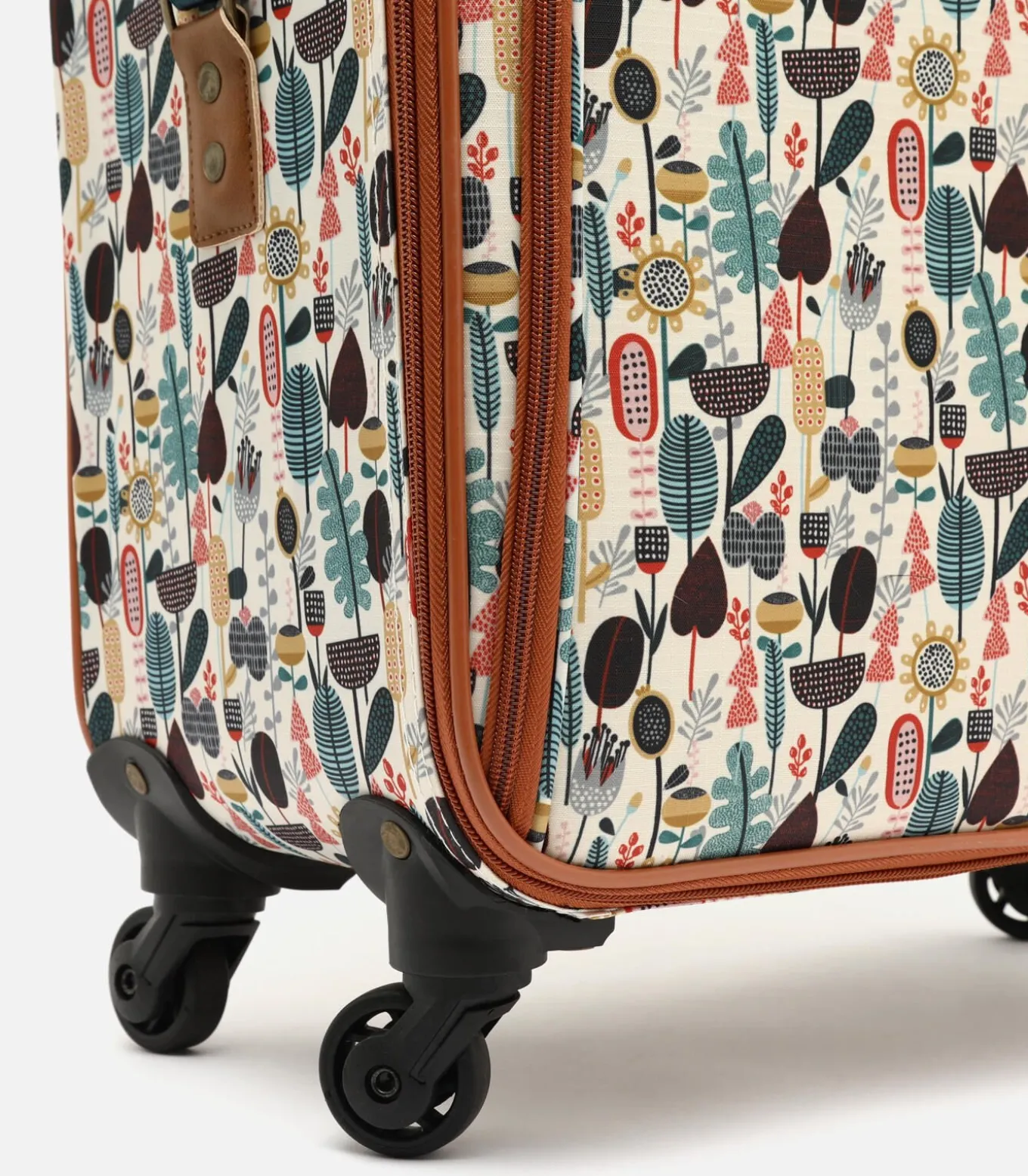 Middelgrote koffer Unisex Bosque Beige