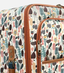 Middelgrote koffer Unisex Bosque Beige