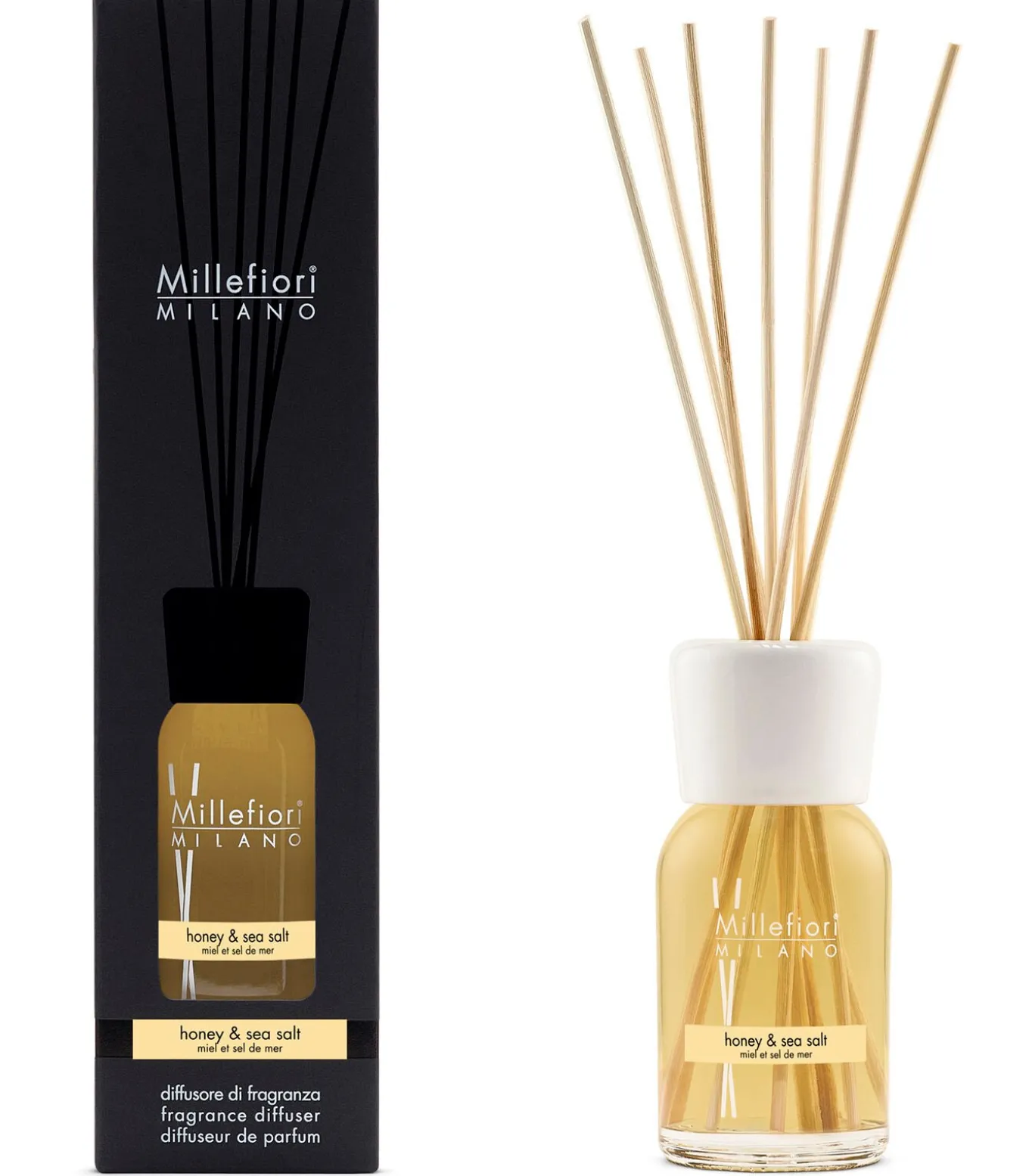 Milano Reed Diffuser Honey & Sea Salt 100ml