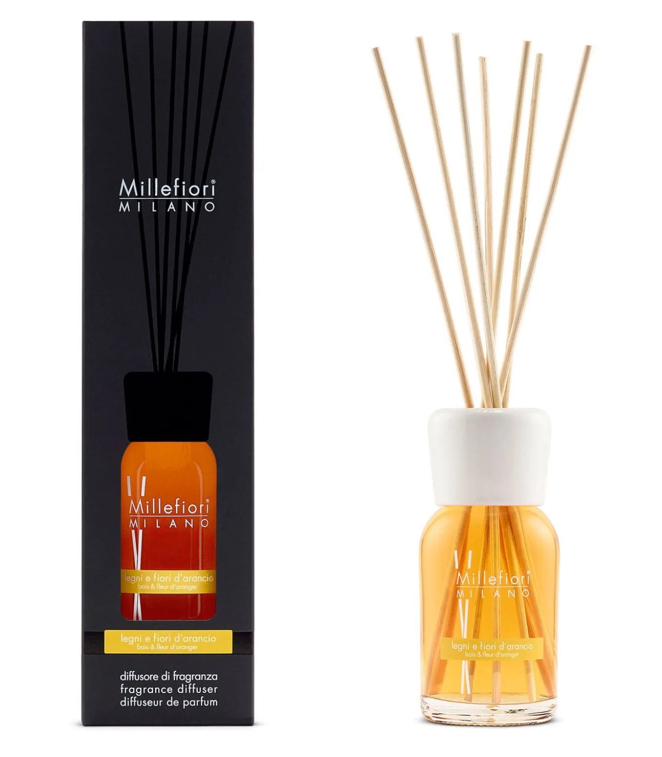 Milano Reed Diffuser Legni e Fiori D'arancio 100ml
