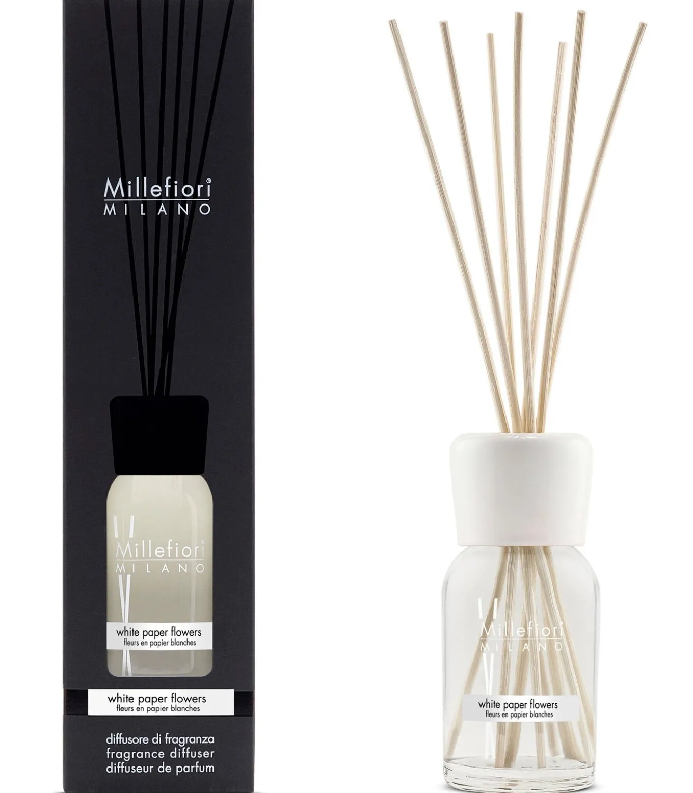 Milano Reed Diffuser White Paper Flowers 100ml