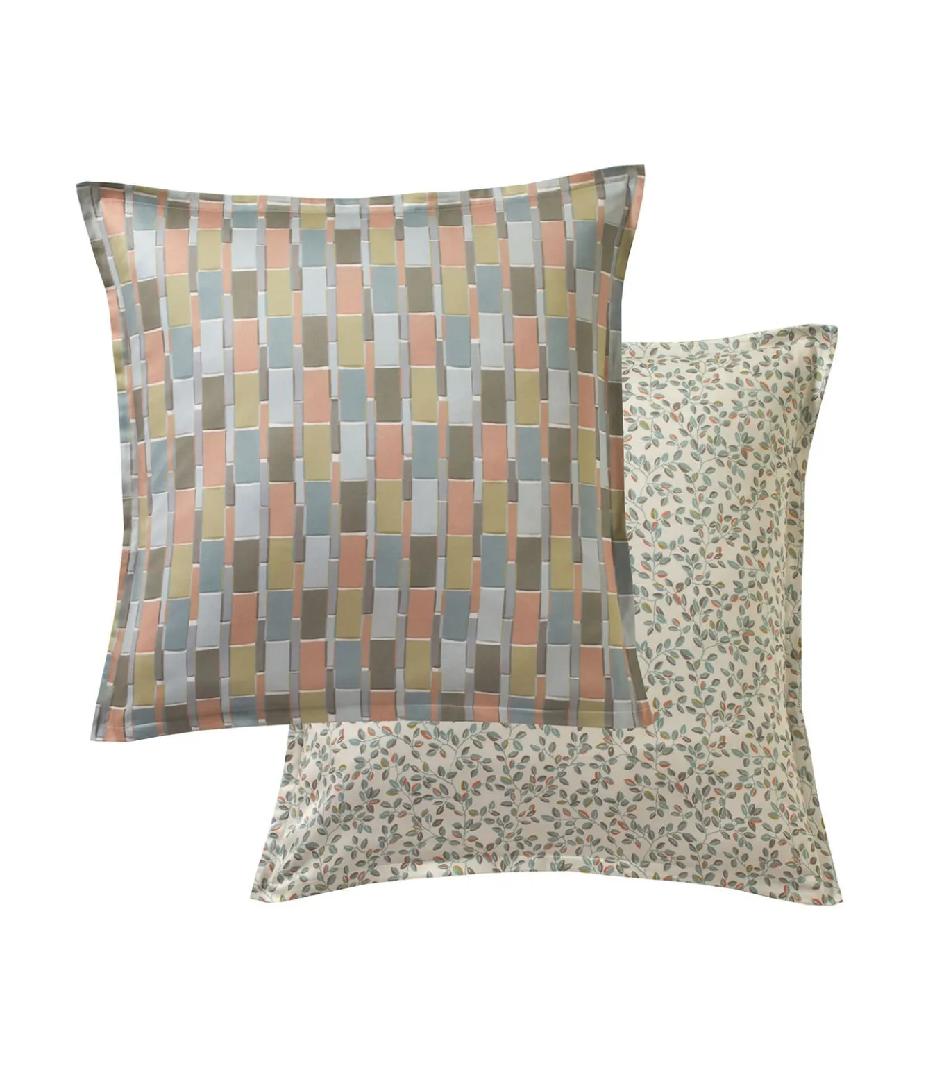 MIX AND MATCH Celadon - Kussensloop Satijn katoen