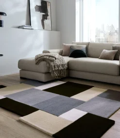 Modern en design puur wollen tapijt ARTY