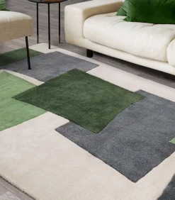 Modern handgetuft wollen tapijt CUTTY