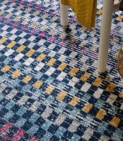 Modern platgeweven tapijt CHESS