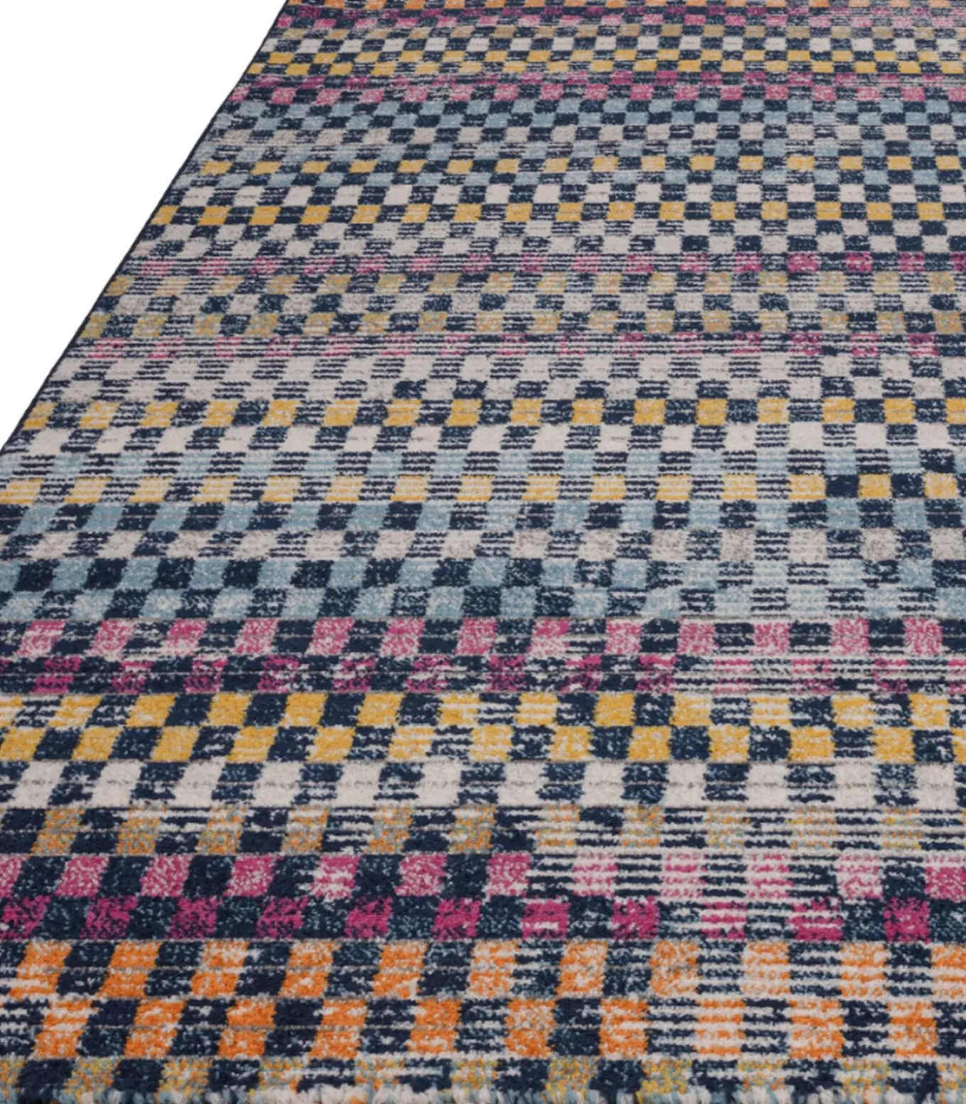 Modern platgeweven tapijt CHESS