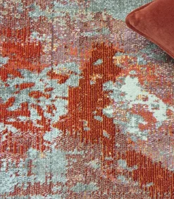 Modern platgeweven tapijt VOLCANO