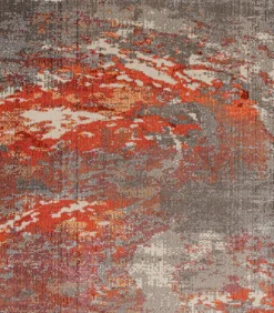 Modern platgeweven tapijt VOLCANO