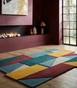 Modern puur wollen tapijt SCUFFY