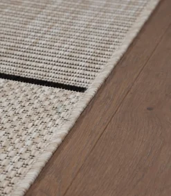 Moderne vlak geweven woonkamer- en slaapkamerkleed IRIA