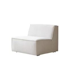 Modulaire loungestoel Dario in beige stof
