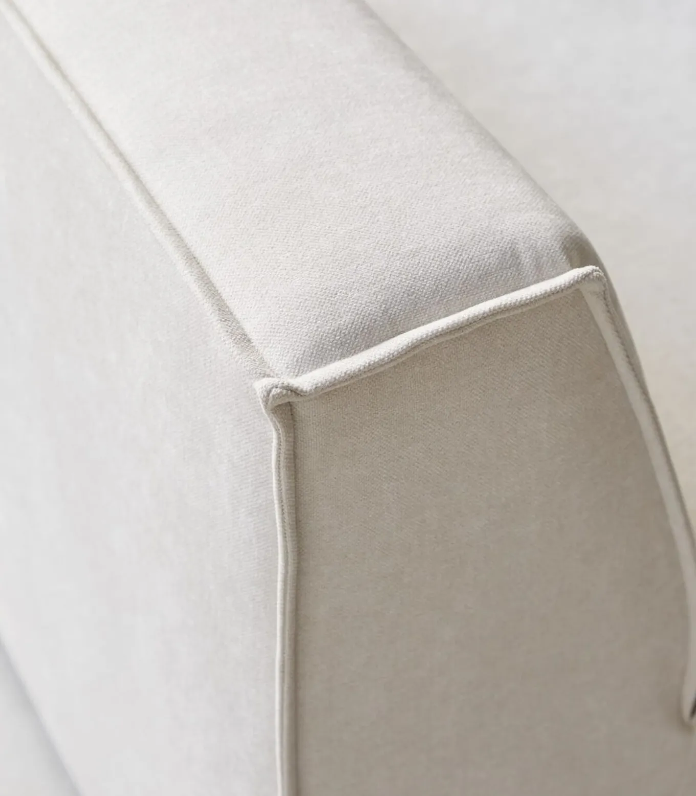 Modulaire loungestoel Dario in beige stof