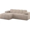 Mojo Chaise Longue Bank Links - Wollig - Donkerzand