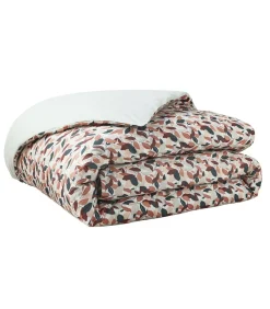 Murmure - Dekbedovertrek in katoen perkal met print 240x220cm