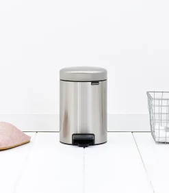 NewIcon Prullenbak - 3 l - Matt Steel Fingerprint Proof