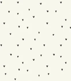 Next - Vliesbehang - Ditsy Heart Black & White - 1000x52