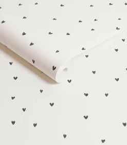Next - Vliesbehang - Ditsy Heart Black & White - 1000x52