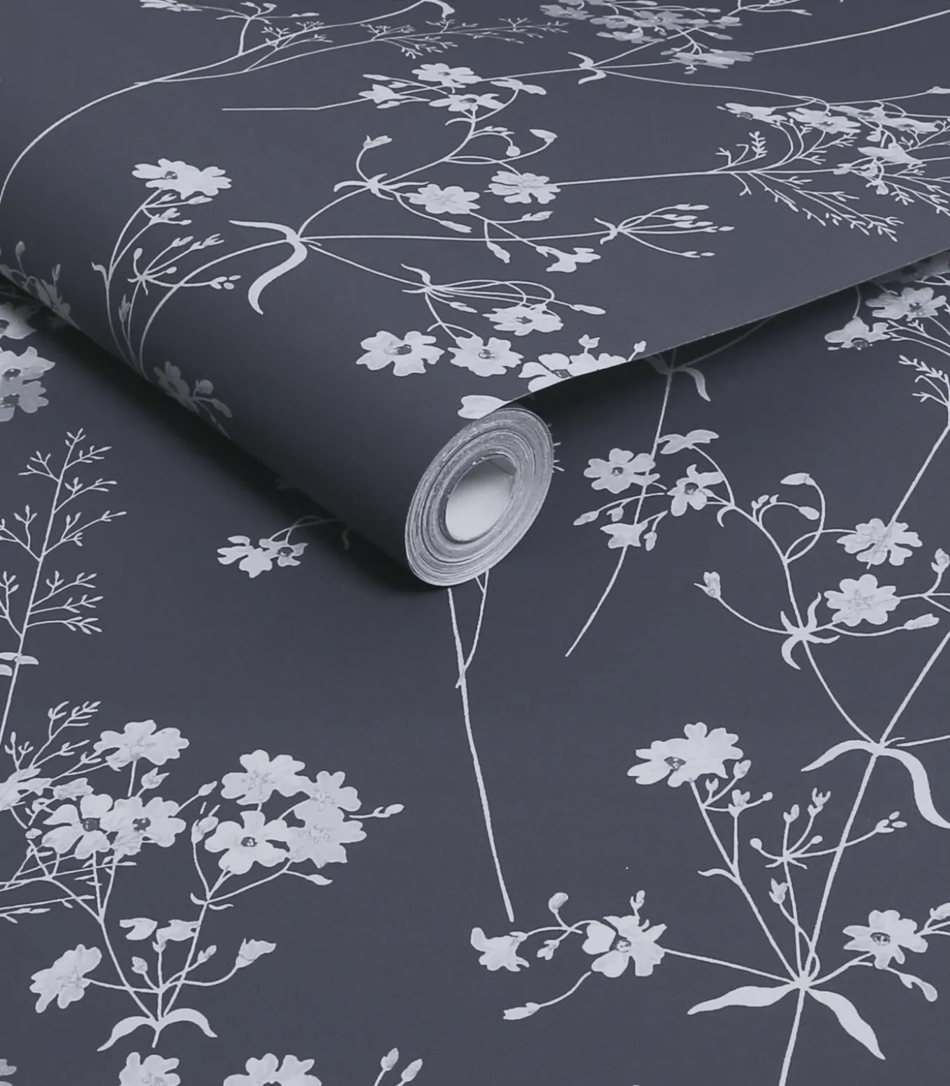 Next - Vliesbehang - Leaf Navy - 1000x52