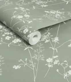 Next - Vliesbehang - Leaf Sage - 1000x52