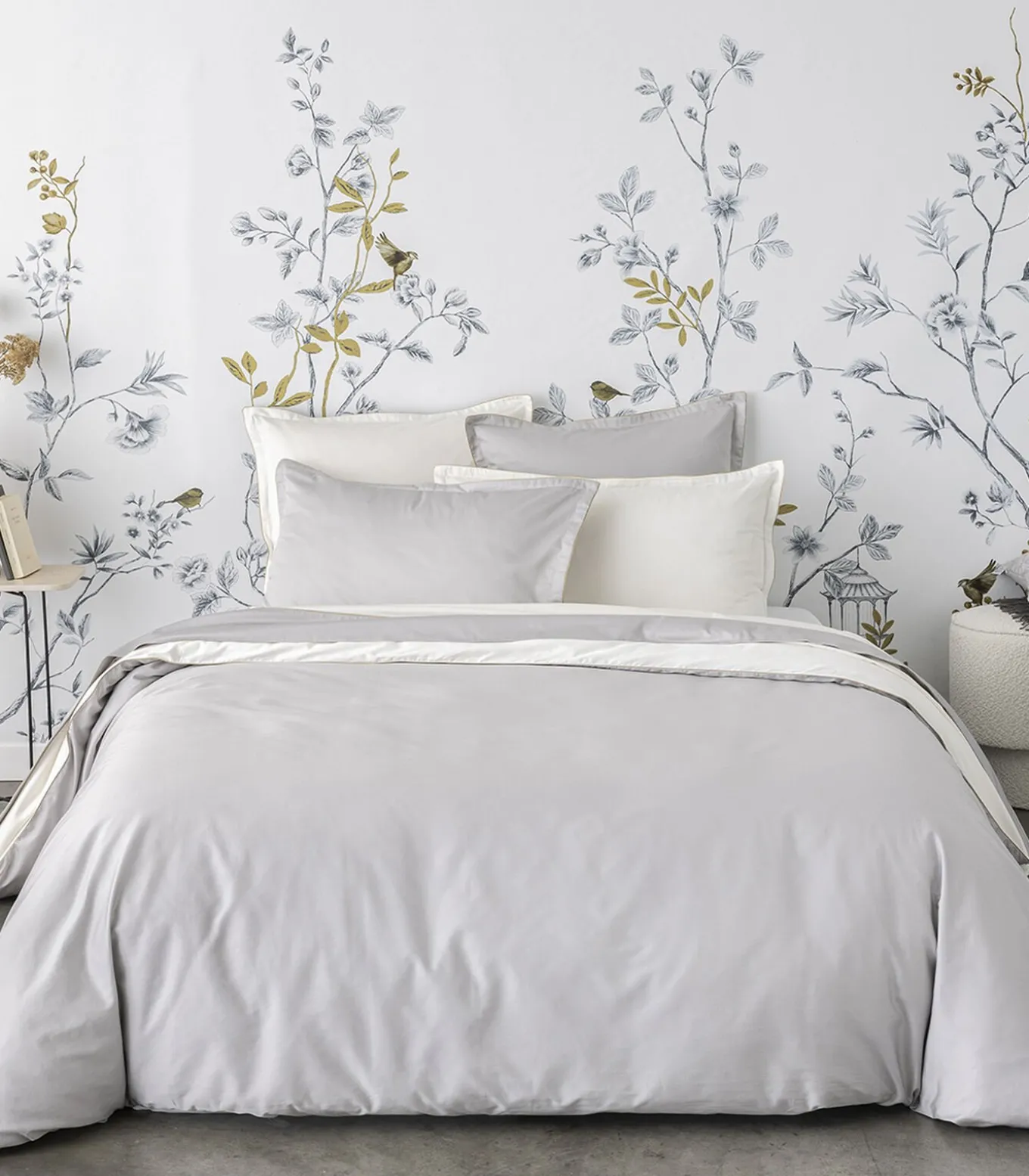 Nobel - Effen laken in biologisch katoen satijn 270x300 cm