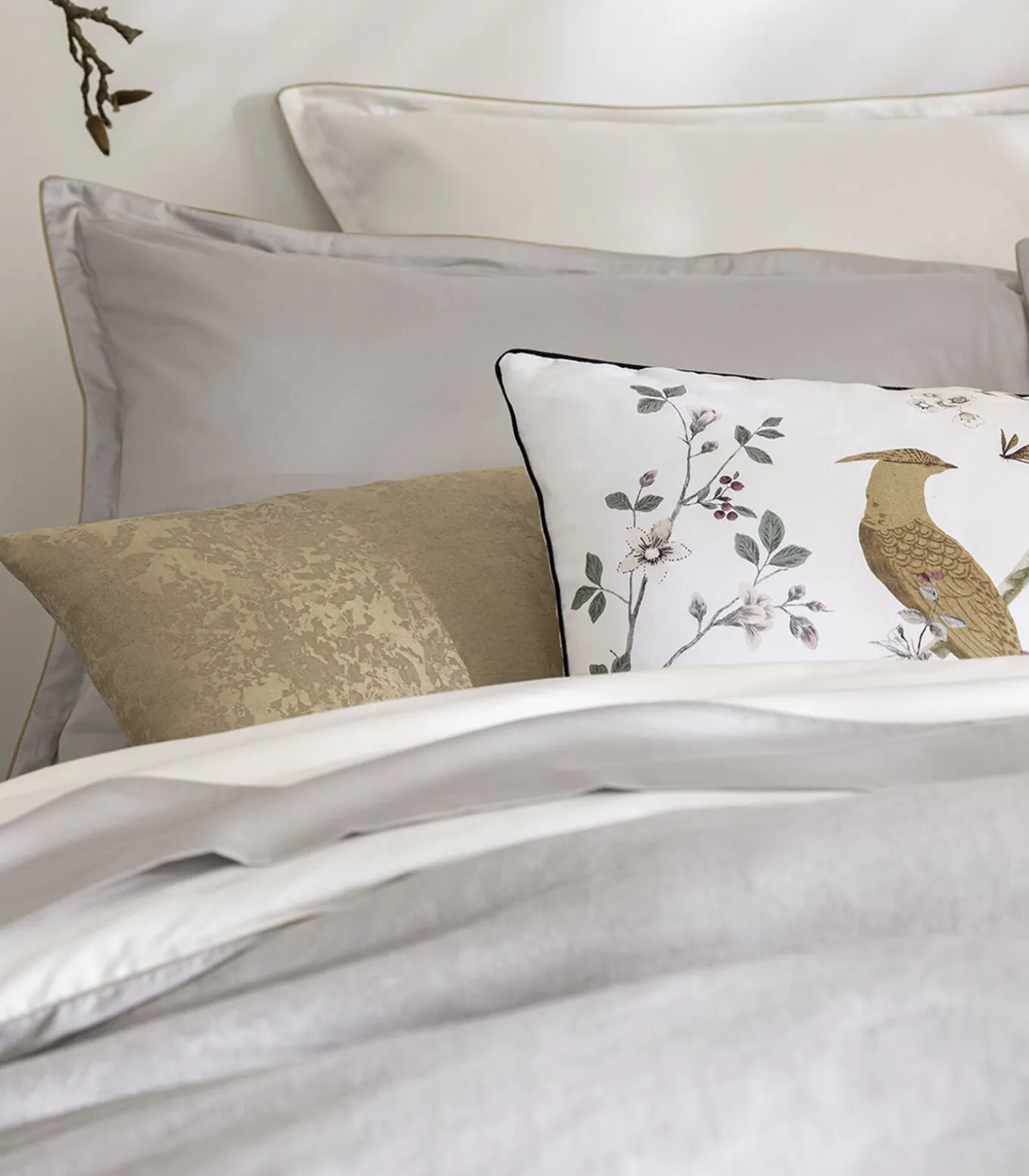 Nobel - Effen laken in biologisch katoen satijn 270x300 cm