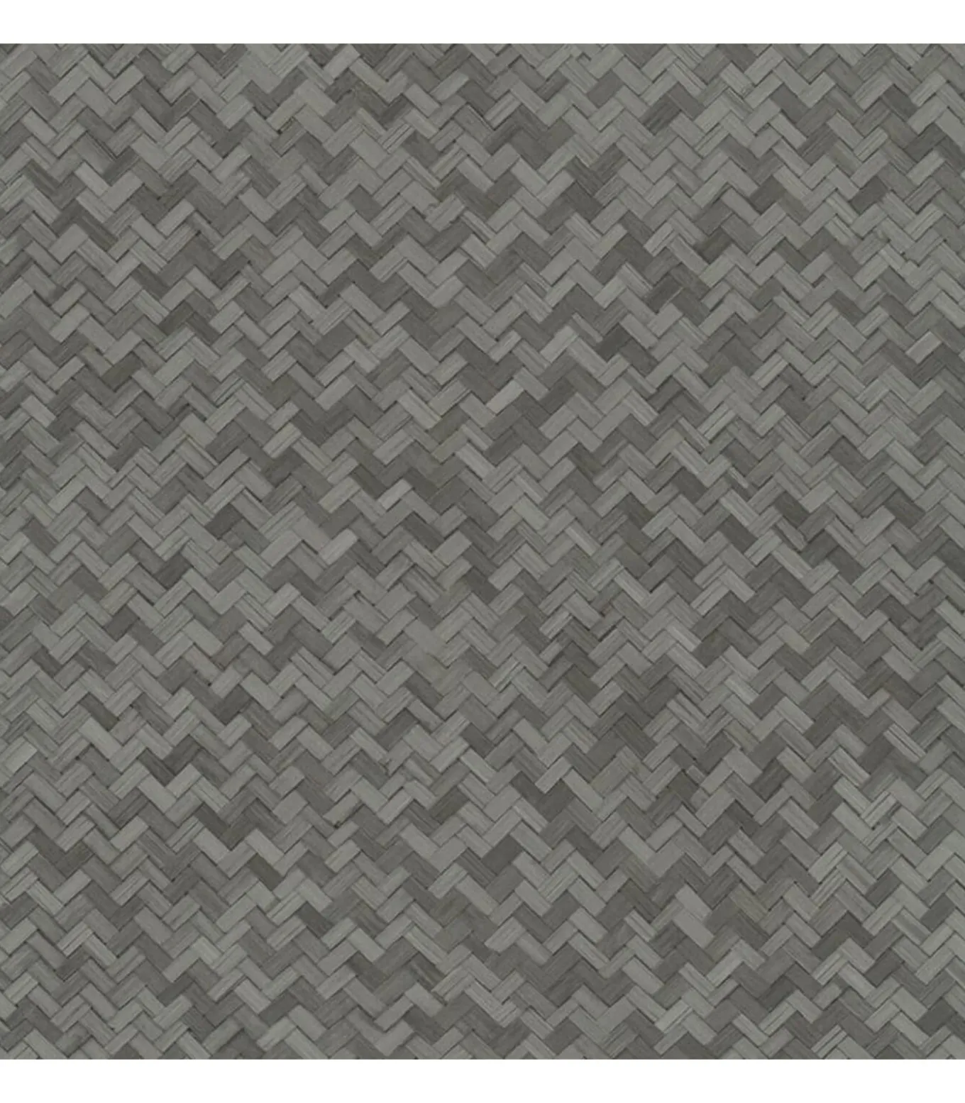 Noordwand Behang Botanica Rattan Wickerwork zwart en grijs