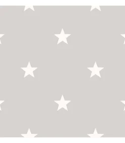 Noordwand Behang Friends & Coffee Little Stars donkergrijs en wit