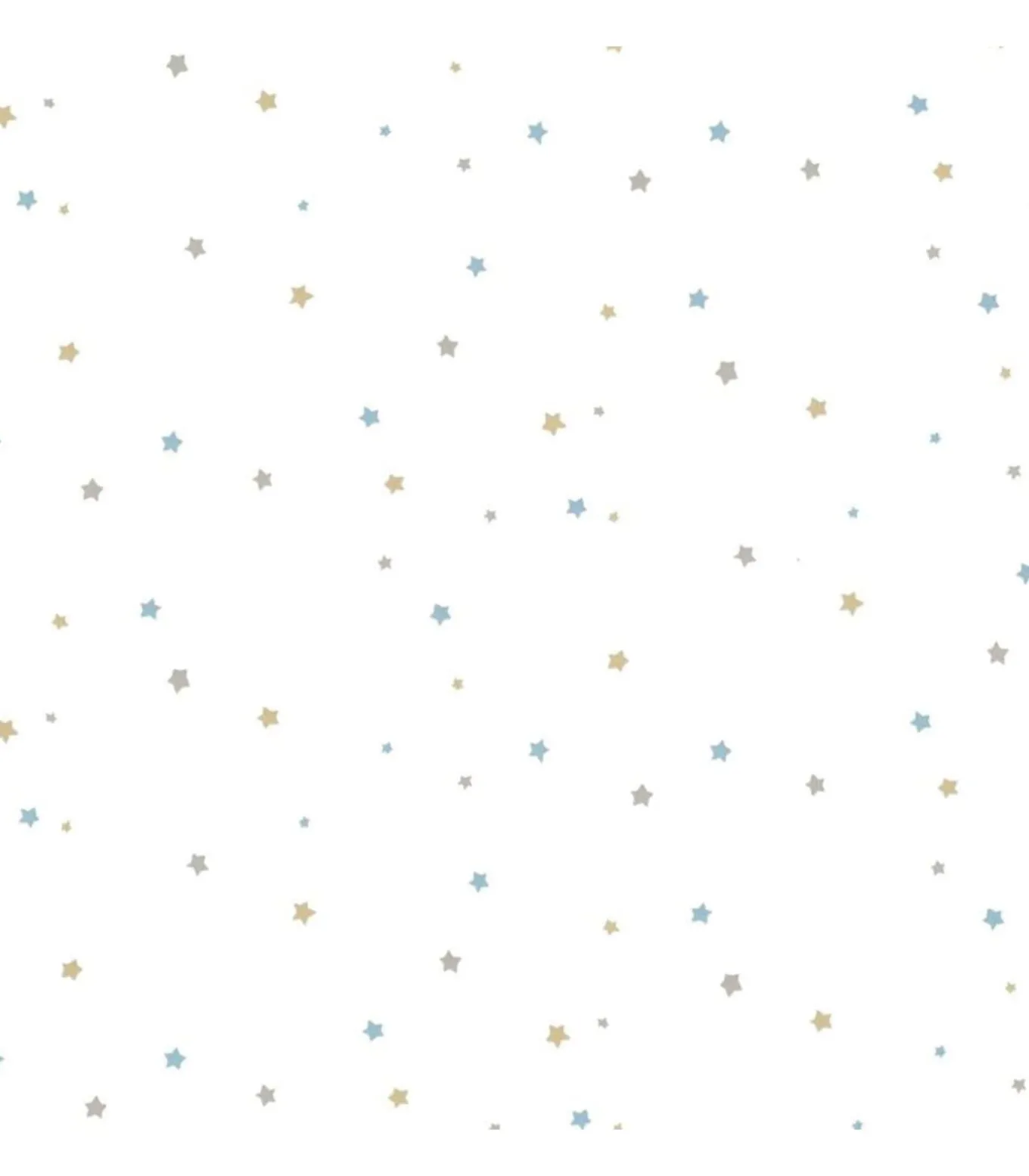 Noordwand Behang Mondo baby Little Stars blauw en wit