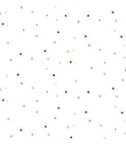 Noordwand Behang Mondo baby Little Stars beige en wit