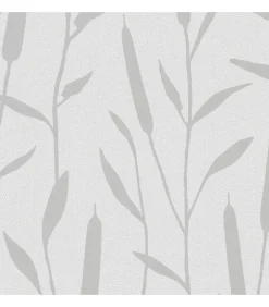 Noordwand Behang Topchic Reed Plumes metallic grijs