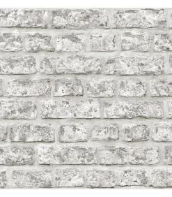 Noordwand Behang Topchic Brick Wall donkergrijs
