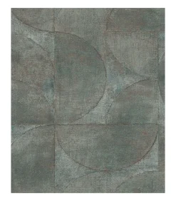 Noordwand Behang Vintage Deluxe Graphic Circle Look grijs en bruin