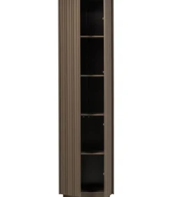 Nova Hoge Kast - Grenen - Truffel Bruin - 215x67x40