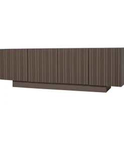 Nova Tv Meubel 200 cm - Grenen - Truffel Bruin - 54x200x40