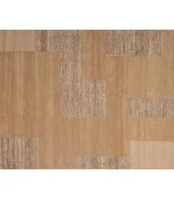 Noven Handgeweven Vloerkleed - Wol - Zand - 170x240 cm