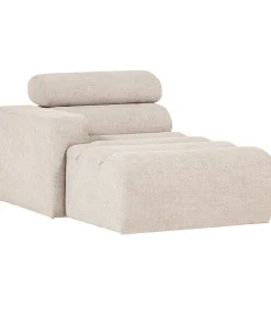 Novi Chaise Longue Element Arm Links - Polyester- Naturel