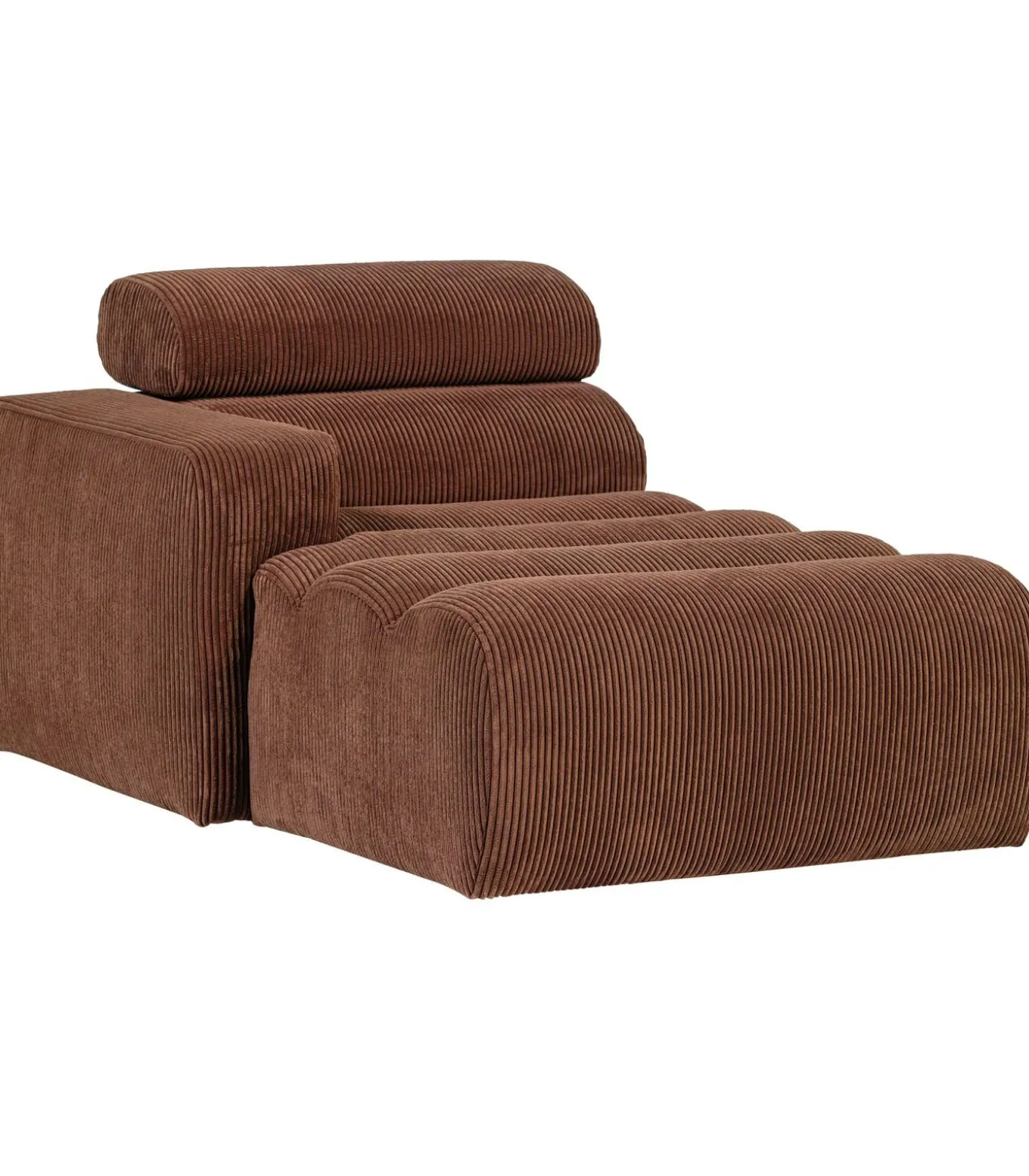 Novi Chaise Longue Element Arm Links - Ribstof - Terra