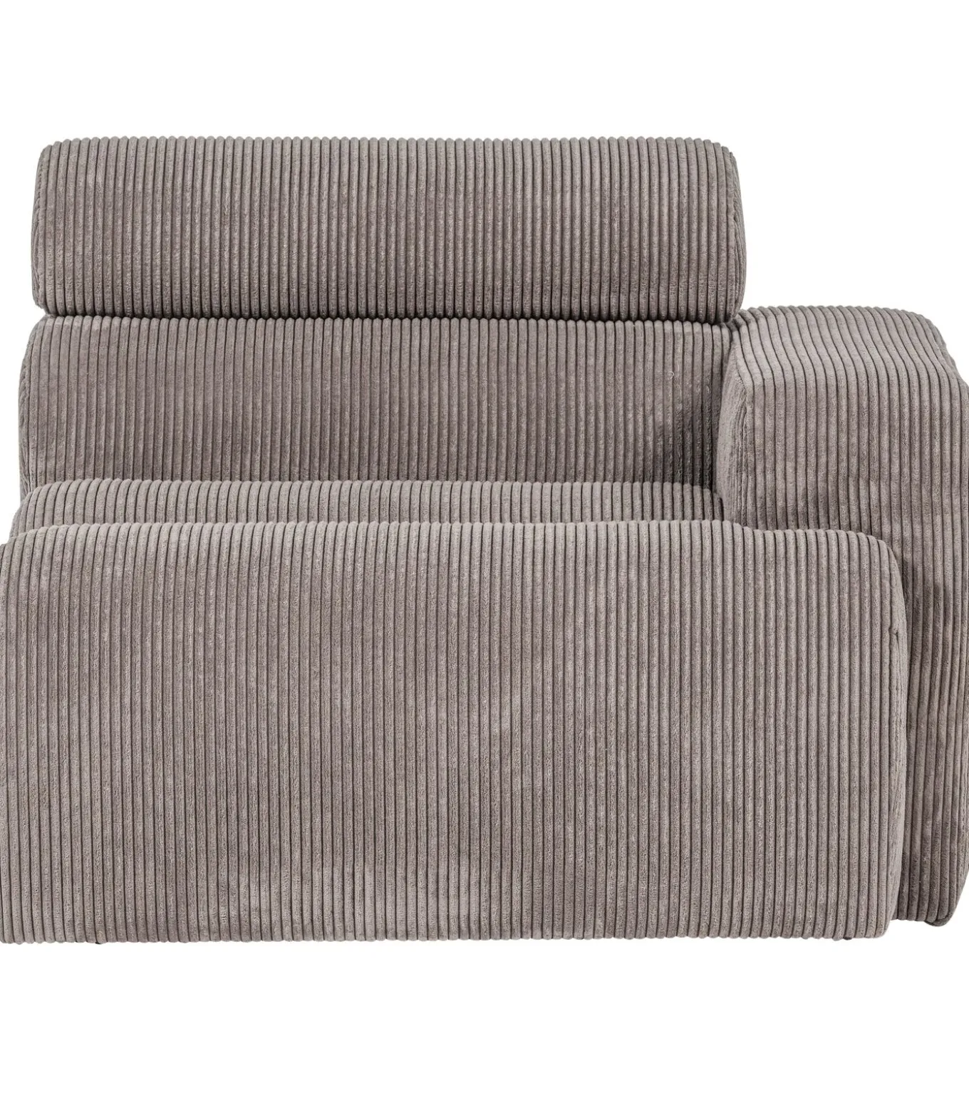 Novi 1-Zits Element Bank Arm Links - Ribstof - Zand - 86x109x113