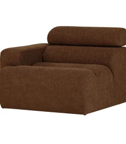 Novi 1-Zits Element Bank Arm Links - Polyester - Mokkabruin