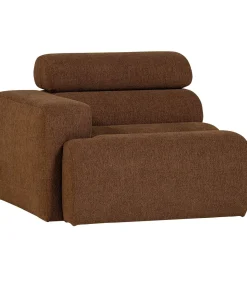 Novi 1-Zits Element Bank Arm Links - Polyester - Mokkabruin