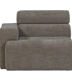 Novi 1-Zits Element Bank Arm Links - Polyester - Grijs Melange