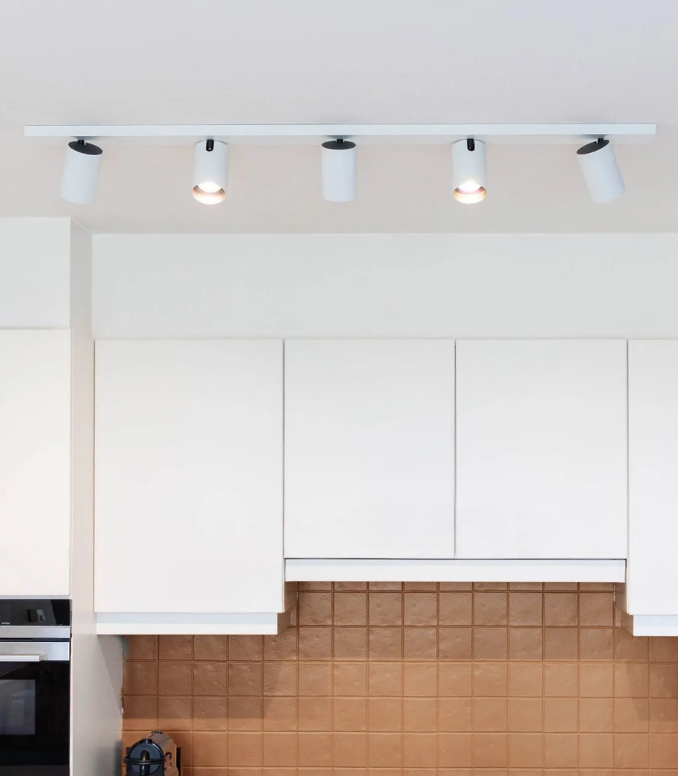 Nuo 5 - Plafondspot - Wit & Zwart